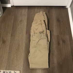 Boys pants, size 7and 8 Three pairs of pants